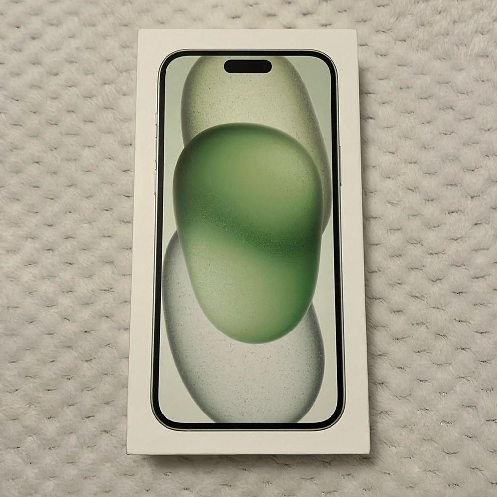 EMPTY BOX for iPhone 15 Plus, Green, 256GB, Model A2847